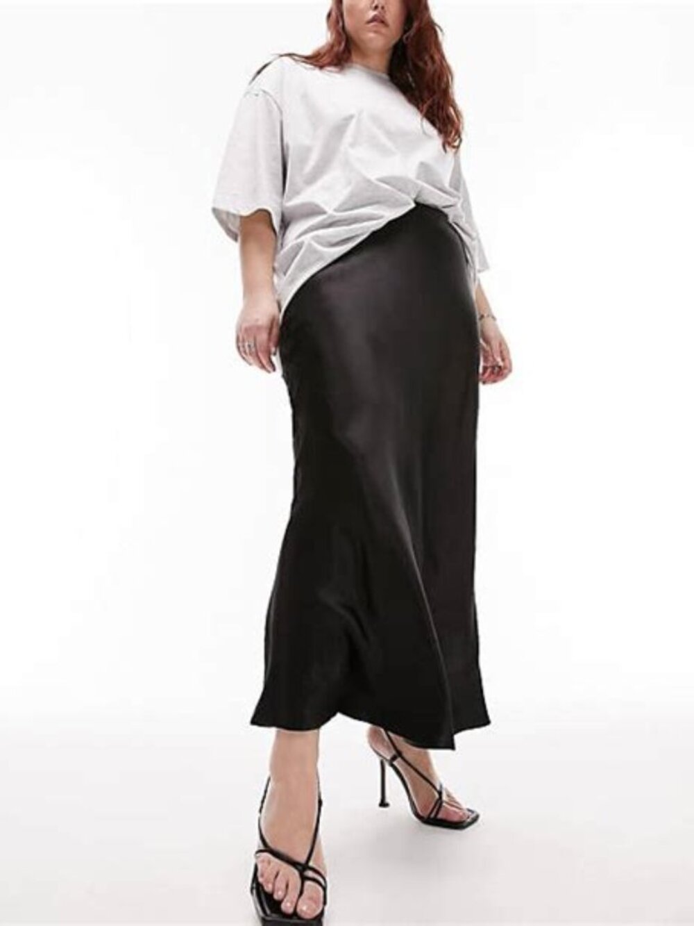 Topshop Black Maxi Skirt Like New